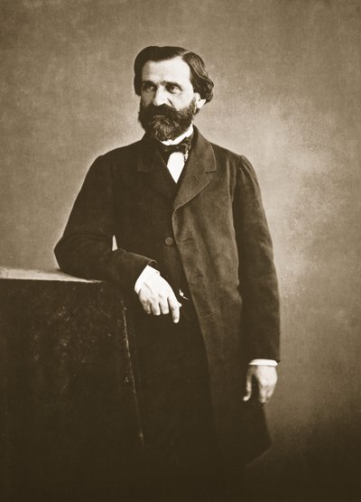 Guiseppe Verdi, 1860 von Nadar